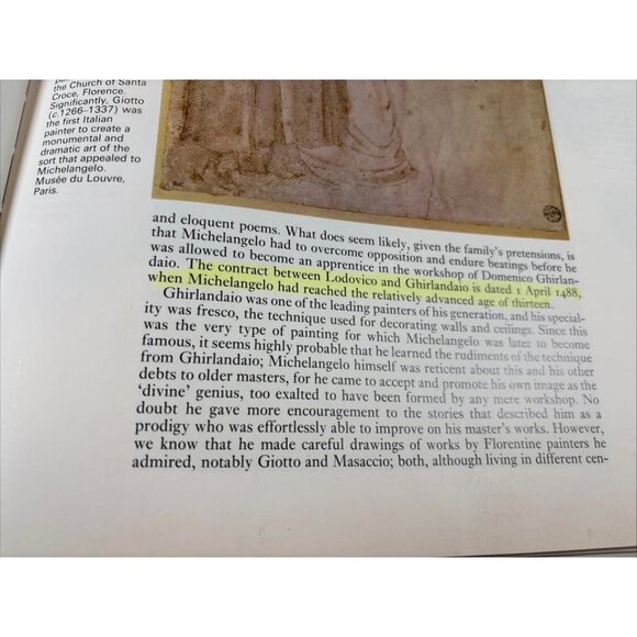 Art of Michelangelo by Nathaniel Harris (1989, Hardcover) - Picture 5 of 5